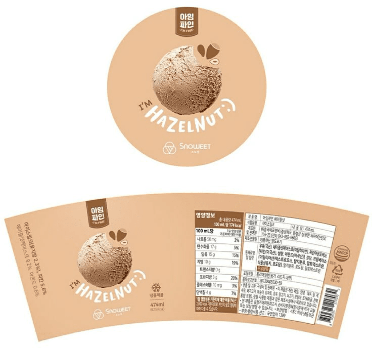 Ice Cream Label